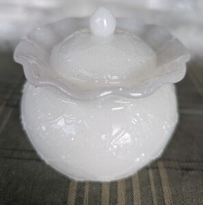 White resin jar